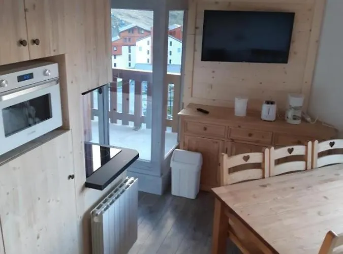 아파트 Appartement Convivial A Val Thorens De 42 M² - Vue Sur La Montagne
