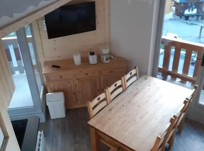 Appartement Convivial A Val Thorens De 42 M² - Vue Sur La Montagne 아파트 발토랑스