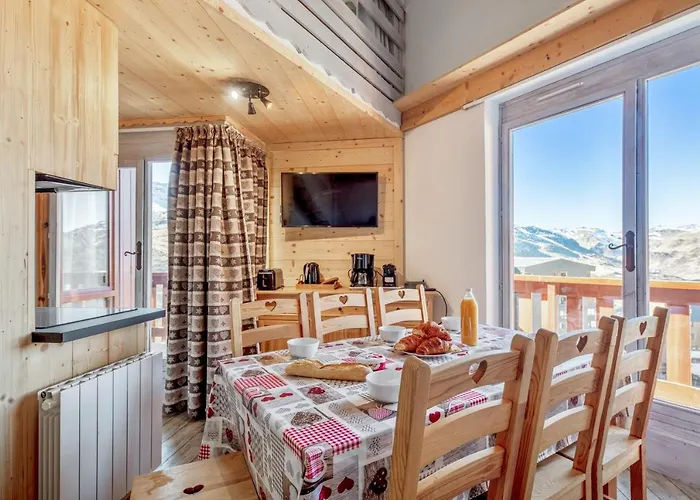 아파트 Appartement Convivial A Val Thorens De 42 M² - Vue Sur La Montagne *