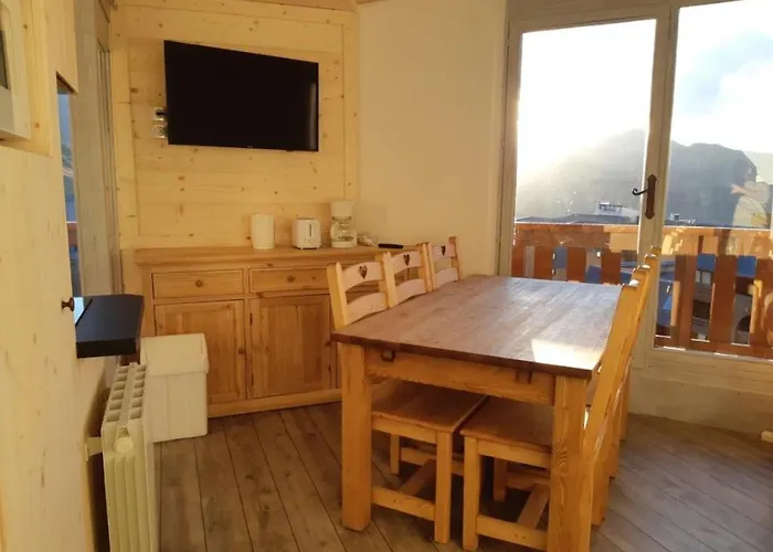 Appartement Convivial A Val Thorens De 42 M² - Vue Sur La Montagne 발토랑스